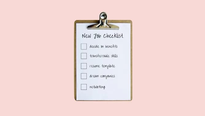 job search checklist