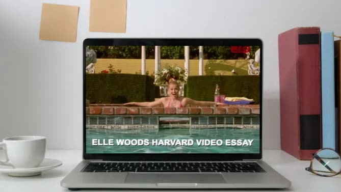 Elle Woods video resume from Legally Blonde
