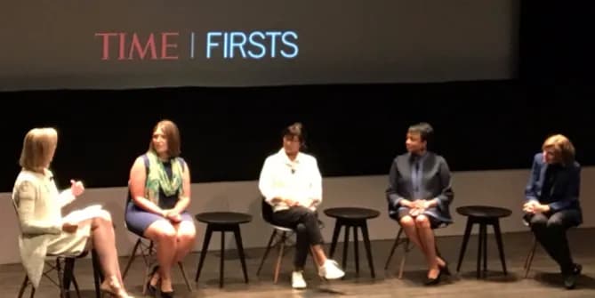 Panelists at TIME Firsts launch event